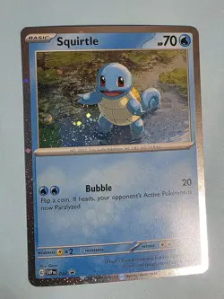 2023 Squirtle 048 - Cosmos Holo - Scarlet & Violet Promo - NM/MINT Pokemon TCG - Image 3
