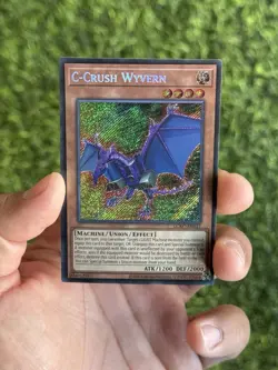 Yu-Gi-Oh! C-Crush Wyvern #LCKC-EN021 Secret Rare (NM) - Image 1