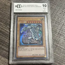 Yu-Gi-Oh! Blue-Eyes White Dragon LC01-EN004 Ultra Rare Holo BCCG 10 Konami - Image 1