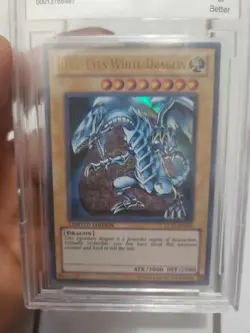 YUGIOH BLUE EYES WHITE DRAGON LC01-EN004 - 2010 BCCG BECKETT GEM MINT 10! - Image 3