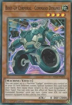 Yugioh - Boot-Up Corporal - Command Dynamo (1st Edition) - FIGA-EN001 (P) - Image 1