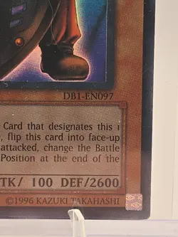 Konami Yu-Gi-Oh! TCG Big Shield Guardna DB1-EN097 Warrior Dark Beginning 1 - Image 2