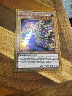 Lord Gaia the Fierce Knight MVP1-ENG50 1st Edition Gold Rare LP + BONUS - Image 1