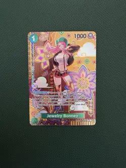 One Piece CCG Bonney Jewelry SP ST02-007 Two Legends Foil Alternate Art - Image 1