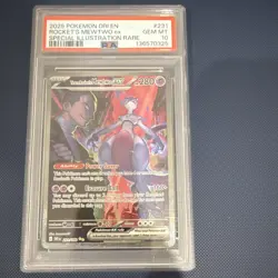 Pokemon Team Rocket's Mewtwo ex 231/182 Destined Rivals EX Rare Holo PSA 10 - Image 1