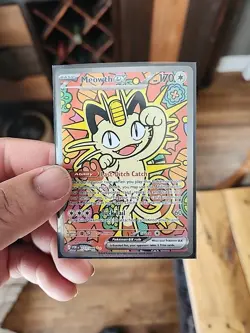 Meowth ex 121/088 ENGLISH Special Illustration Rare - Perfect Order SIR Pokemon - Image 1