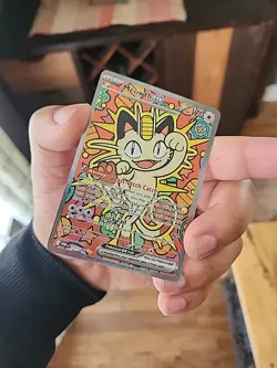 Meowth ex 121/088 ENGLISH Special Illustration Rare - Perfect Order SIR Pokemon - Image 3
