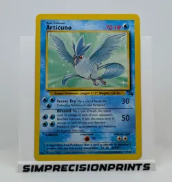 Articuno #17/62 - Pokemon Fossil Set Rare 1999 Vintage WOTC - Image 1