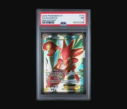 2016 Pokemon XY Breakpoint Full Art Scizor EX 119 PSA 7 - Image 1