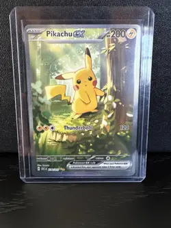Pikachu EX 276/217 Mega Evolutions: Ascended Heroes Special Illustration Rare - Image 1
