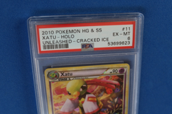 2010 POKEMON HG & SS XATO HOLO UNLEASHED CRACKED ICE #11 PSA 6 - Image 2