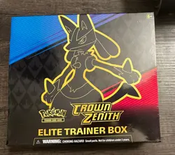 Pokemon Crown Zenith Elite Trainer Box ETB Factory Brand New Sealed - Image 1