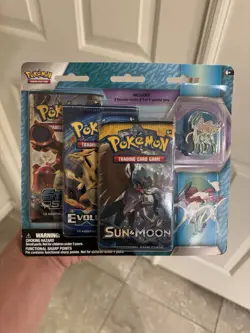 Pokemon Legendary Beasts Sealed Blister Xy Pack Pin Set Suicune Jhoto - Image 1