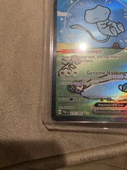Pokemon TCG Mew EX 232/091 Sv: Paldean Fates Bubble Mew - Image 5