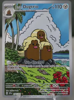 Alolan Dugtrio - 208/191 - Illustration Rare - Surging Sparks - Pokemon TCG - Image 1