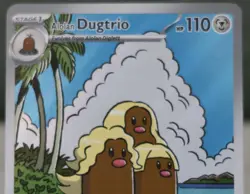 Alolan Dugtrio - 208/191 - Illustration Rare - Surging Sparks - Pokemon TCG - Image 2
