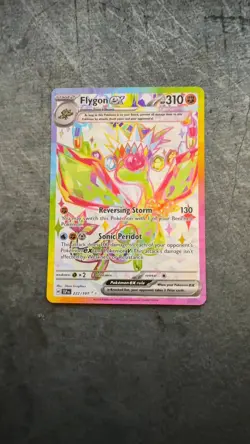 Flygon ex Ultra Rare SV08: Surging Sparks 222/191 NM Holofoil Pokemon - Image 1