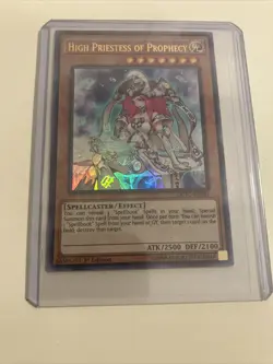 Yu-Gi-Oh! TCG High Priestess of Prophecy Duel Power DUPO-EN081 1st Ed Ultra - Image 1