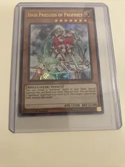 Yu-Gi-Oh! TCG High Priestess of Prophecy Duel Power DUPO-EN081 1st Ed Ultra - Image 4