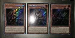 Yugioh 3x Urerz Drache Atherberyll Secret Rare deutsch Neu - Image 1