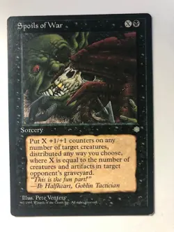 1x Spoils of War 1995 Ice Age Magic Cards, COMBINED SHIPPING - Image 1