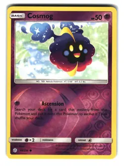 Cosmog 99/236 Reverse Holo Cosmic Eclipse Pokemon Card - Image 1