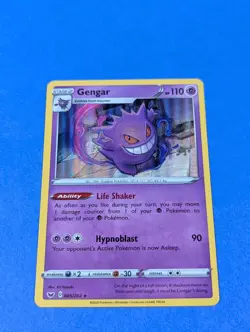 Gengar - 085/202 - Rare Holo Sword & Shield - Pokemon Card - NM - Image 1