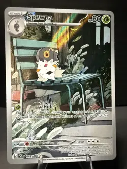 Spewpa Full Art 089/088 POR Holo Stage 1 Grass Pokemon Card Nintendo - Image 1