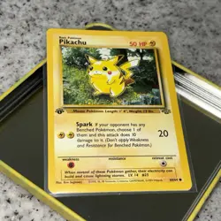 1st Edition Pikachu 60/64 Mint! 💎 | Vintage WOTC Grail Card | Pokemon TCG NM - Image 3