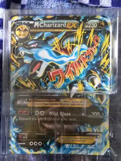 Mega Charizard EX 69/106 X Pokemon JUMBO 2014 PROMO Card Oversized Flashfire BOX - Image 3