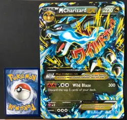 Mega Charizard EX 69/106 X Pokemon JUMBO 2014 PROMO Card Oversized Flashfire BOX - Image 5