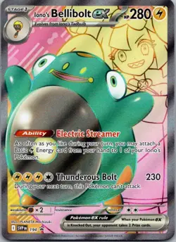 Iono's Bellibolt ex Holofoil Promo SV: Scarlet & Violet Promo Cards 194 NM - Image 1