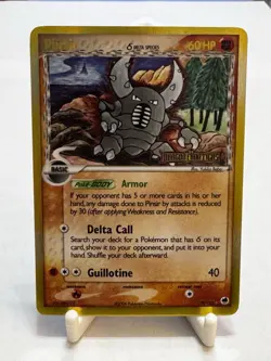 Pokemon Pinsir Delta Species 9/101 Dragon Frontiers Reverse Holo Holo Rare Card - Image 1