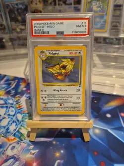 Pokemon Pidgeot Holo Rare TCG Card Base Set 2 14/130 PSA 8 NM-MT WOTC 1999 - Image 1