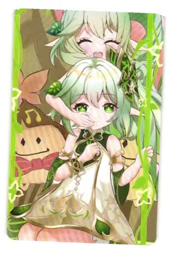 NAHIDA Genshin Impact Goddess Story ACG Anime Waifu Custom Card - Image 1