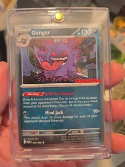 Pokemon Tcg Gengar Mega Evolution Perfect Order Gamestop Promo Card - Image 1