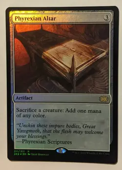 MTG English Magic Card Near Mint FOIL PHYREXIAN ALTAR from Double Masters 2 2XM - Image 1