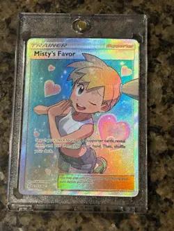 Pokemon Misty’s Favor 2019 Unified Minds Trainer Card Holographic TCG - Image 2