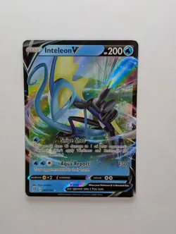 Inteleon V - 049/192 - Pokemon Rebel Clash Sword & Shield Ultra Rare Card NM - Image 1
