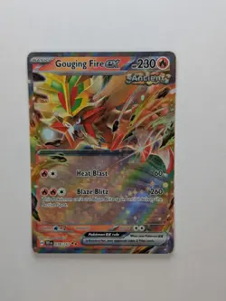 Pokemon TCG Card - Gouging Fire ex 038/162 - Double Rare Holo - NM - Image 1