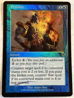 MTG Prohibit FOIL - Invasion #67/350 Card NM Condition - Image 1