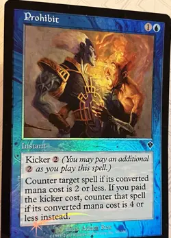 MTG Prohibit FOIL - Invasion #67/350 Card NM Condition - Image 3