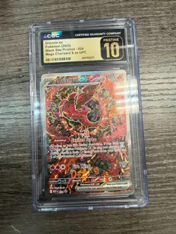 CGC Pristine 10 Pokemon TCG Oricorio ex 024 Me: Mega Evolution Black Star Promo - Image 1