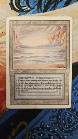 1994 MTG Magic The Gathering Revised Edition Underground Sea - Image 1