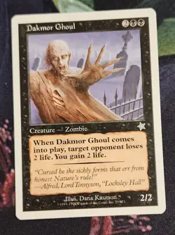 MTG Dakmor Ghoul - Starter 1999 Regular - NM Magic The Gathering - Image 1