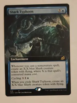 MTG Shark Typhoon (Extended Art) - Ikoria: Lair of Behemoths Regular - NM Magic - Image 1