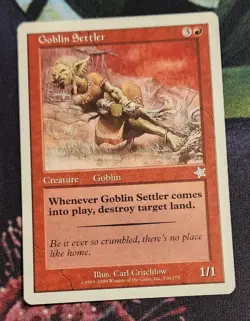 MTG Goblin Settler - Starter 1999 Regular - NM Magic The Gathering - Image 1