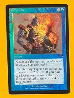 MTG PROHIBIT (Foil) Invasion (OldManMTG 011-855) - Image 1
