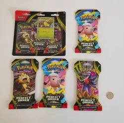 Pokemon TCG Mega Evolution Perfect Order Booster 7 packs lot New Sealed Chikoria - Image 1