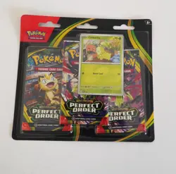 Pokemon TCG Mega Evolution Perfect Order Booster 7 packs lot New Sealed Chikoria - Image 3
